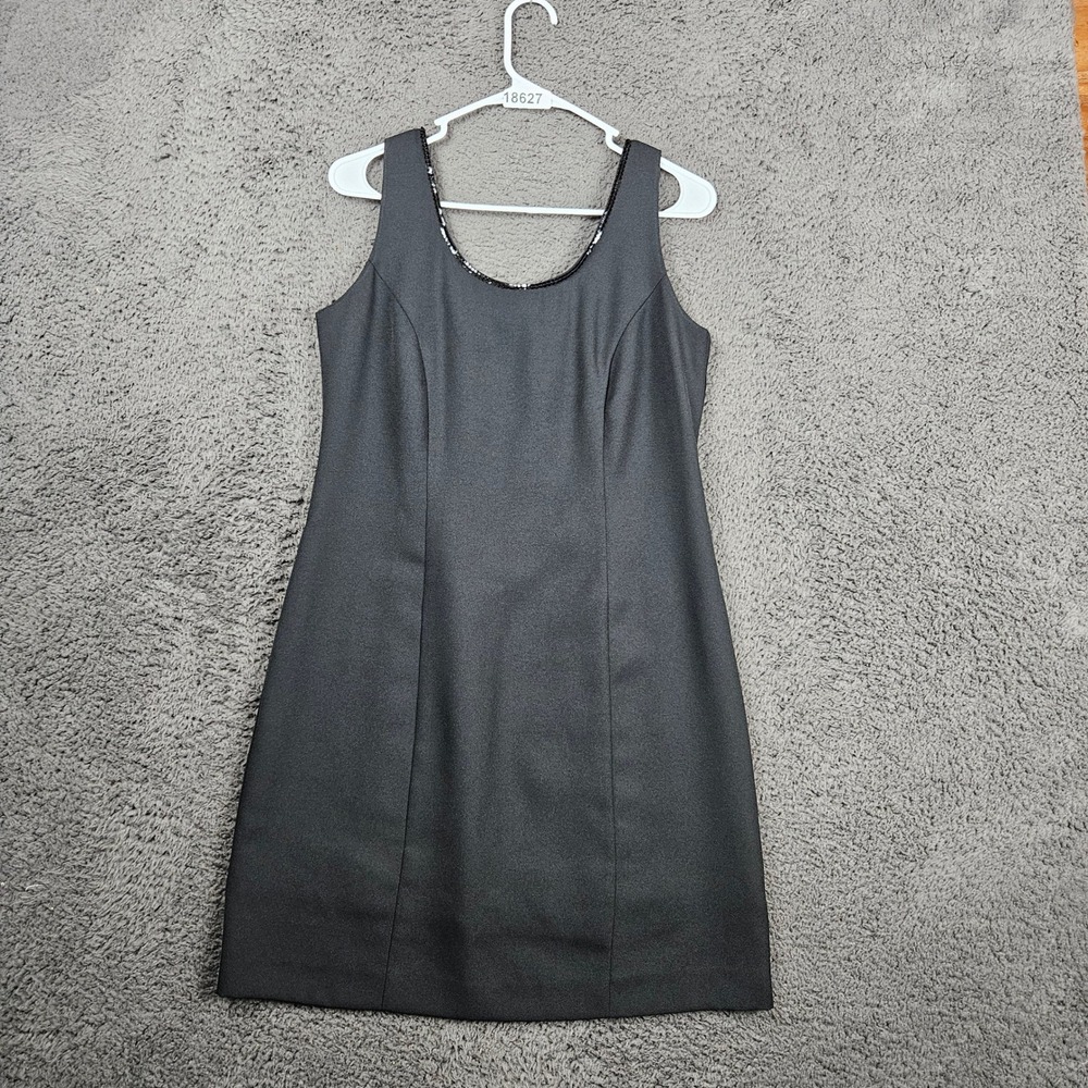 HUGO BOSCATI MILANO Women's Sheath Dress Size 8 Black Sleeveless‎